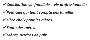 adhesion conciliation vie familiale vie professionnelle